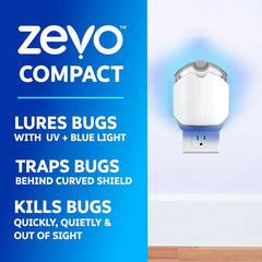 Zevo Compact Flying Insect Trap Starter Kit - 1 Trap + 1 Refill