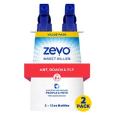 Zevo Ant, Roach, Fly Multi-Insect Trigger Spray - 12 fl oz/2ct: Safe for Kids & Pets, Indoor & Outdoor Use
