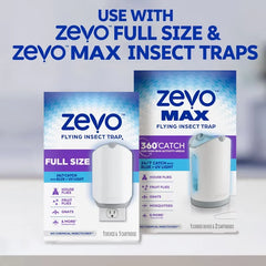 Zevo Flying Insect Trap Refills - 2ct: Indoor Use, Insect Traps, 2-Pack