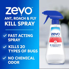 Zevo Ant, Roach & Fly Multi-Insect Indoor Killer Spray 16fl oz
